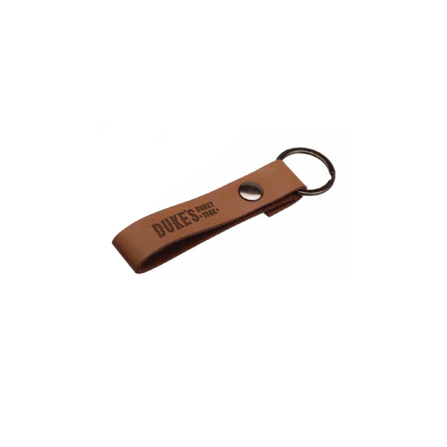 Duke's Leather Snap Key Tag