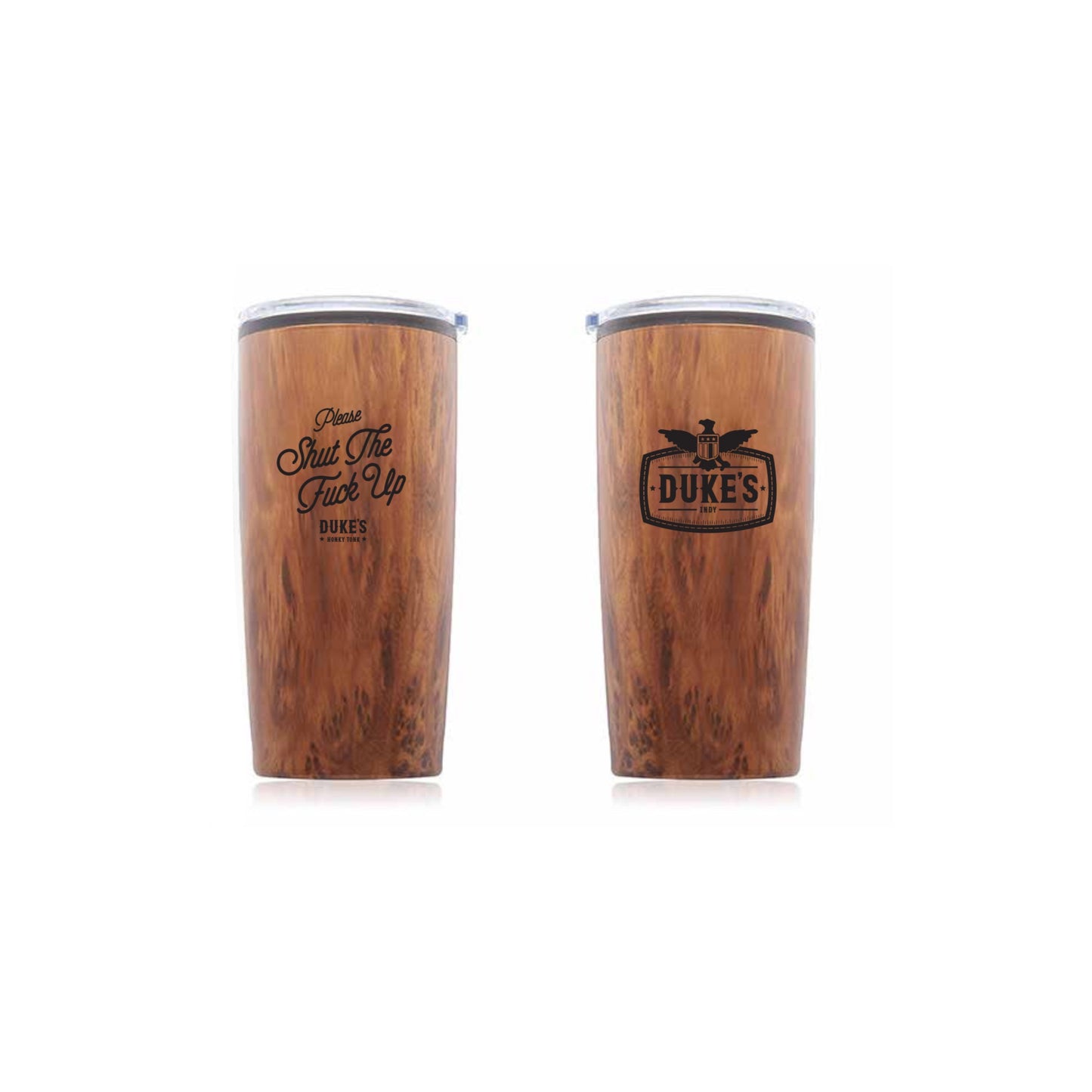 Duke’s 20oz Woodgrain Tumbler